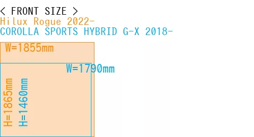#Hilux Rogue 2022- + COROLLA SPORTS HYBRID G-X 2018-